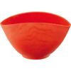 Plaster bowl rubber 130x95mm red